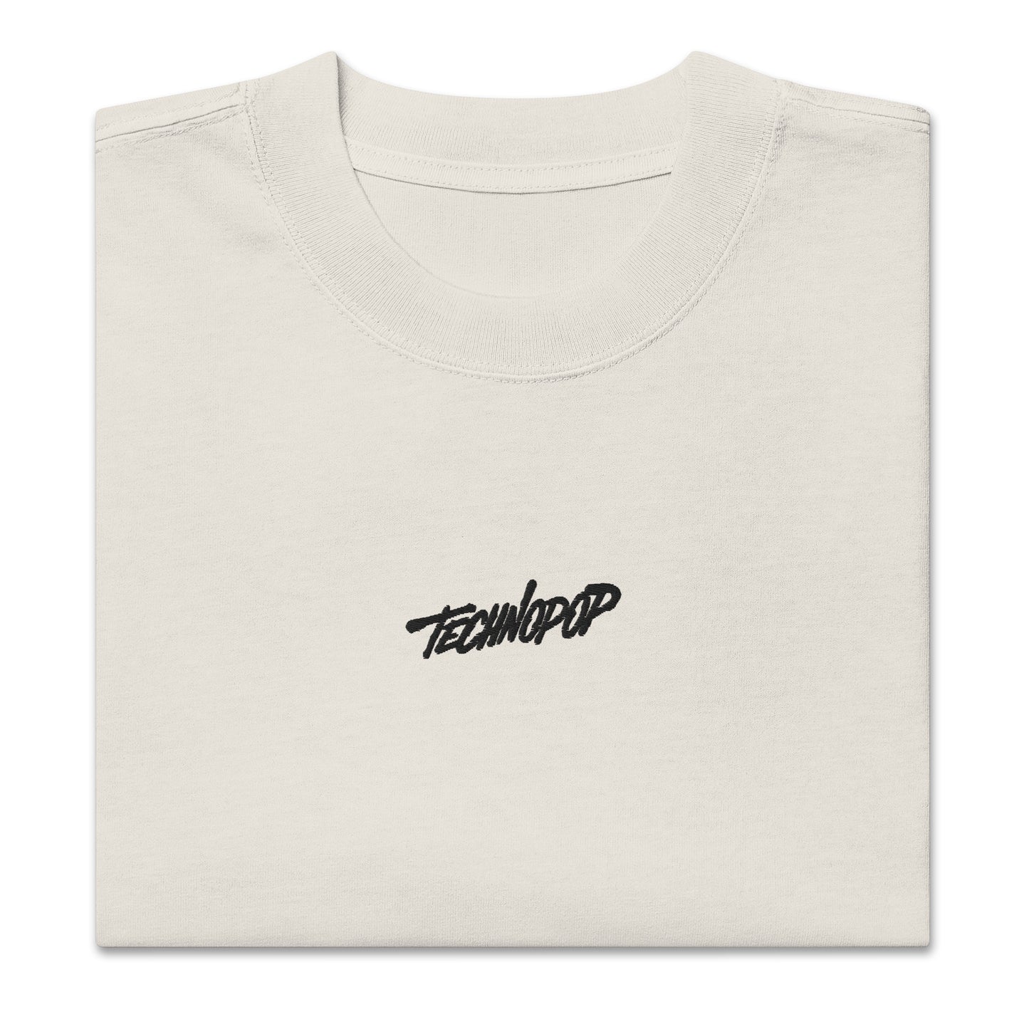 Techno Pop Oversized Light (Unisex, Embroidery)