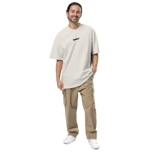 Techno Pop Oversized Light (Unisex, Embroidery)